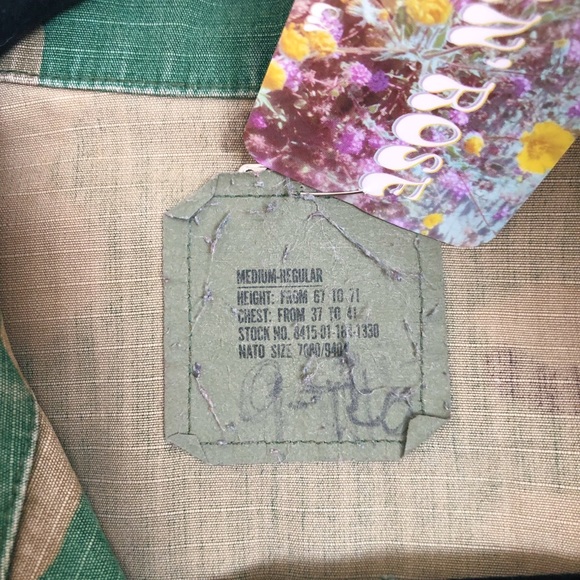 Vintage Cropped Camo Fatigue Field Jacket - Picture 3 of 4